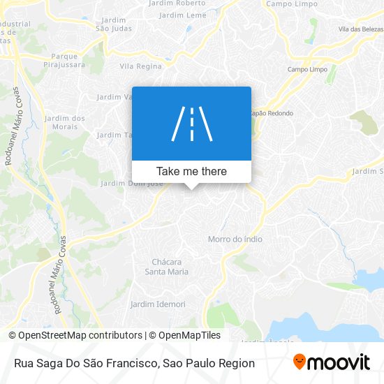 Rua Saga Do São Francisco map