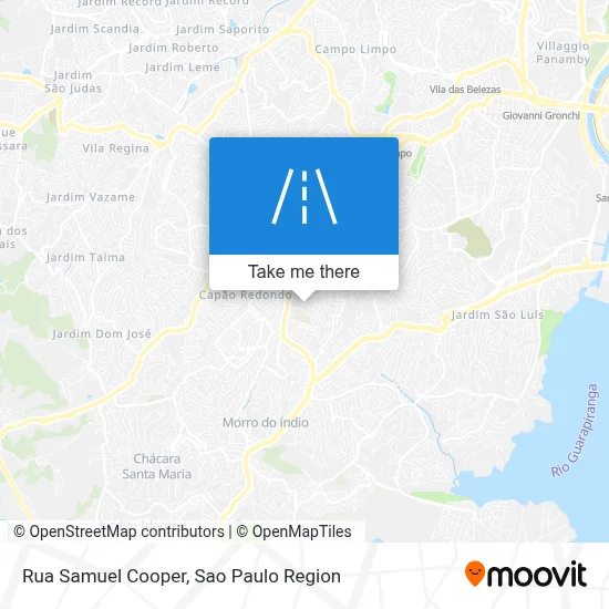 Rua Samuel Cooper map