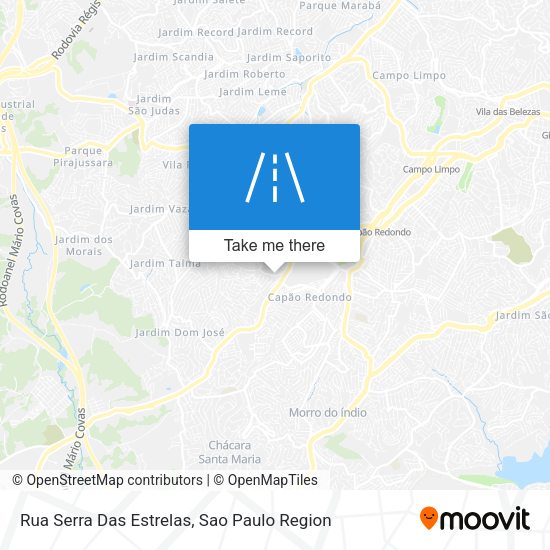 Rua Serra Das Estrelas map
