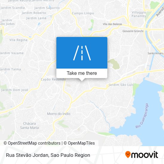 Rua Stevão Jordan map