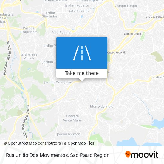 Rua União Dos Movimentos map