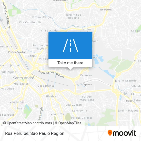 Rua Peruíbe map