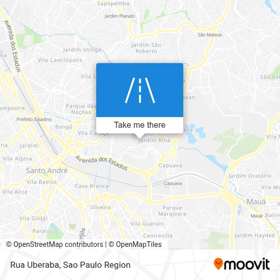 Rua Uberaba map