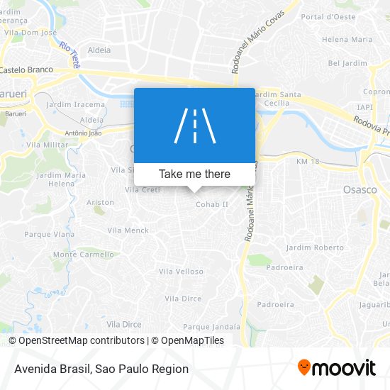 Mapa Avenida Brasil