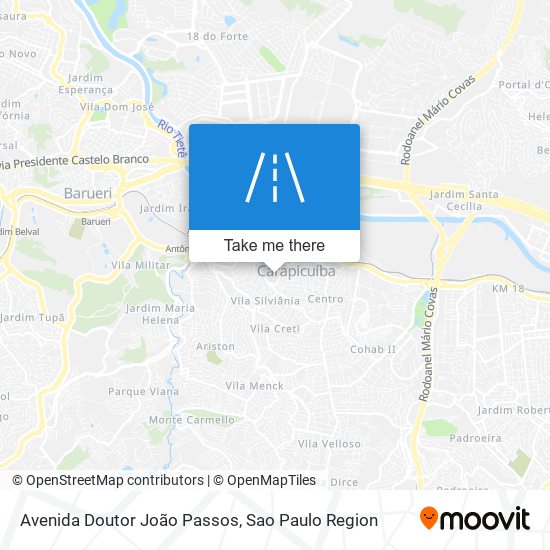 Avenida Doutor João Passos map