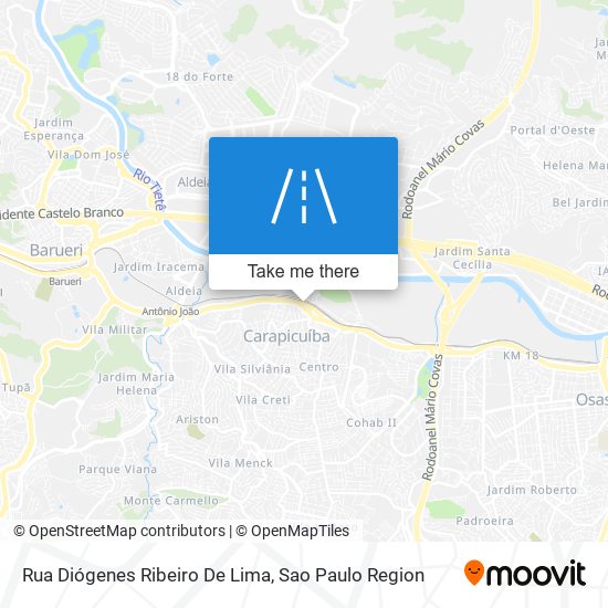 Rua Diógenes Ribeiro De Lima map