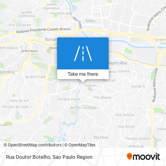 Rua Doutor Botelho map