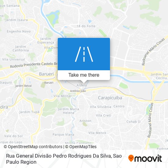 Rua General Divisão Pedro Rodrigues Da Silva map