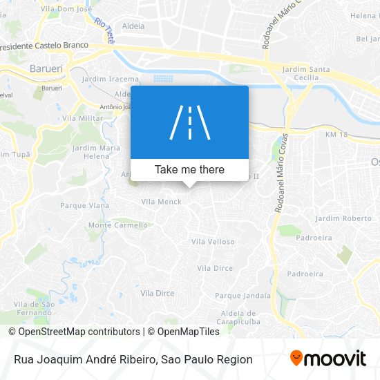 Rua Joaquim André Ribeiro map