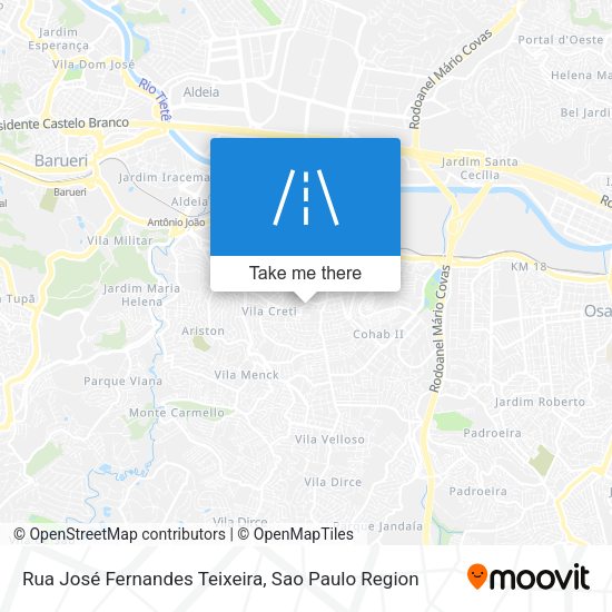 Rua José Fernandes Teixeira map
