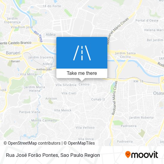Rua José Forão Pontes map