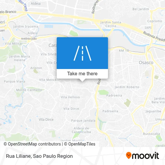 Rua Liliane map