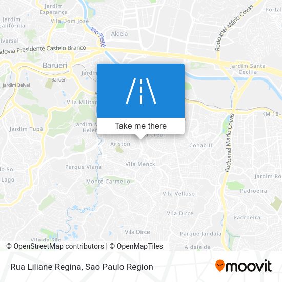 Rua Liliane Regina map