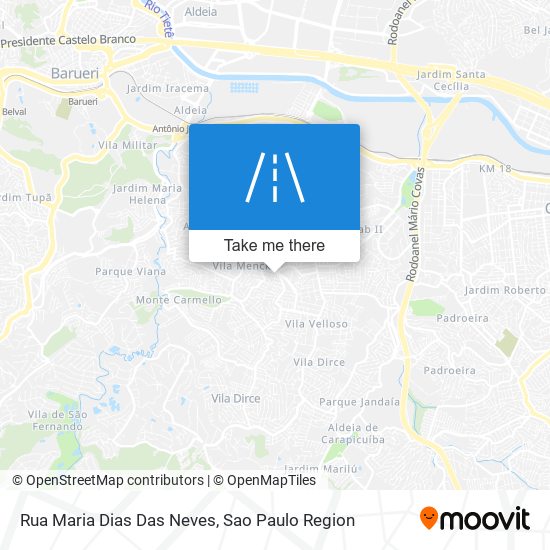 Mapa Rua Maria Dias Das Neves