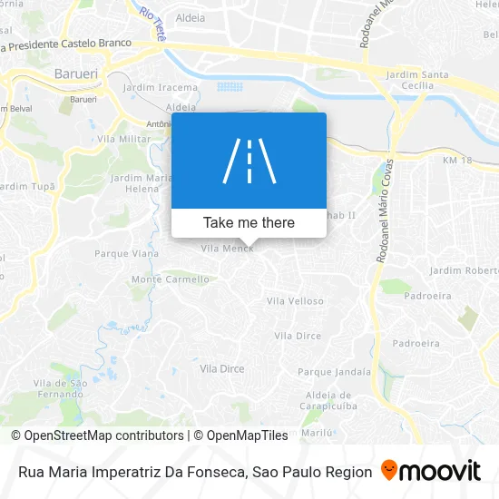 Rua Maria Imperatriz Da Fonseca map