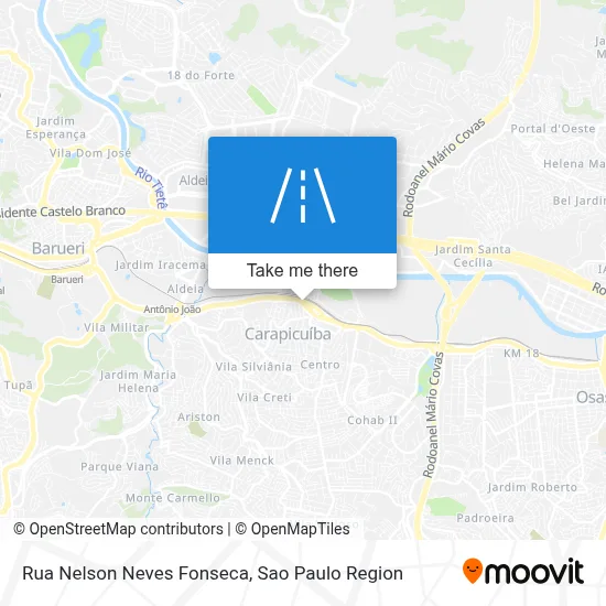 Rua Nelson Neves Fonseca map