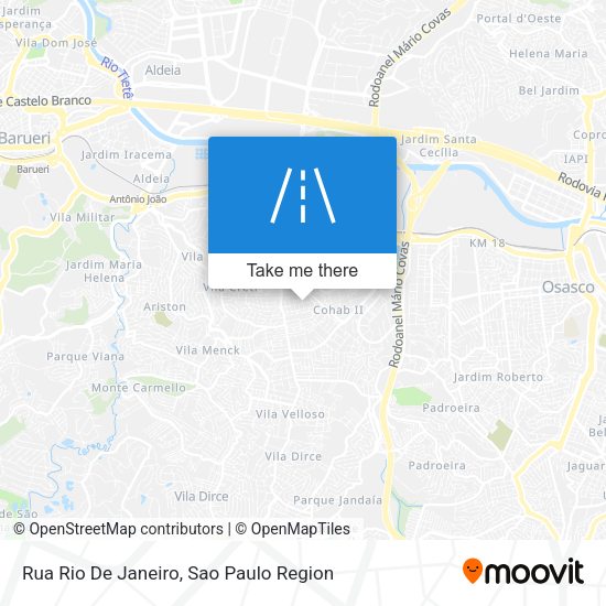 Rua Rio De Janeiro map