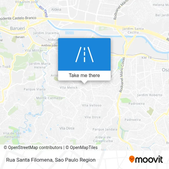 Rua Santa Filomena map
