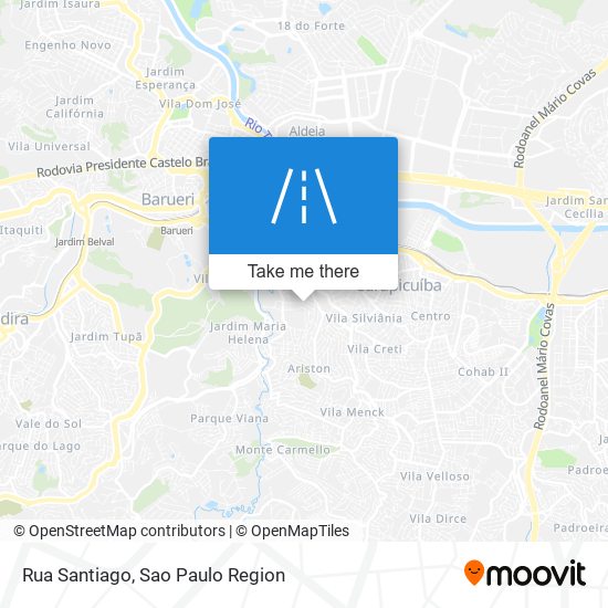 Rua Santiago map