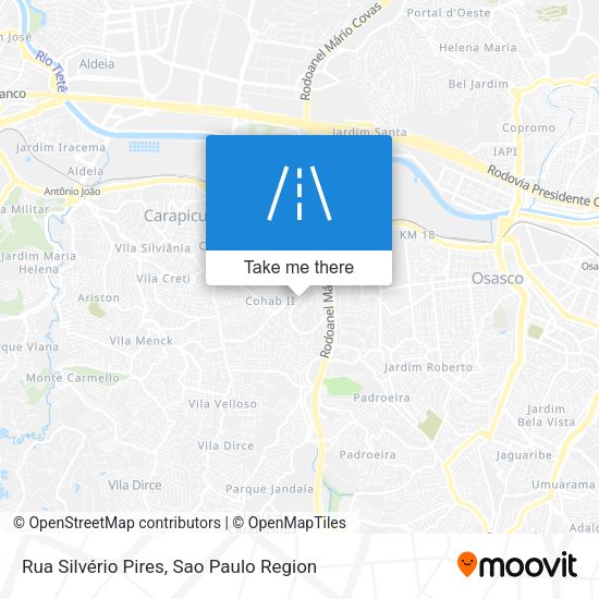 Rua Silvério Pires map