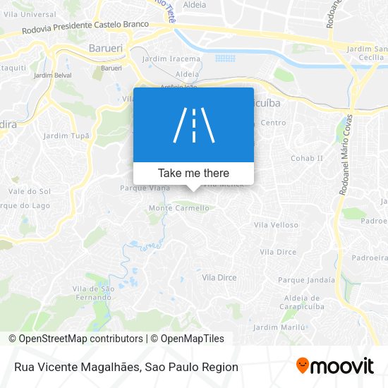 Rua Vicente Magalhães map