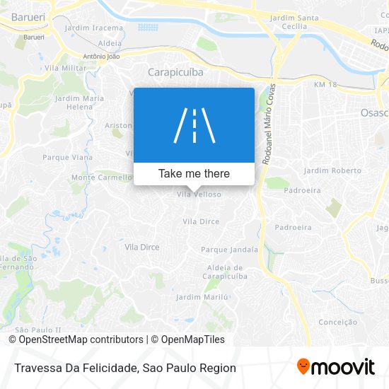 Travessa Da Felicidade map