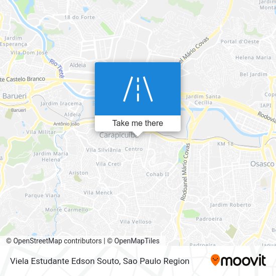 Viela Estudante Edson Souto map
