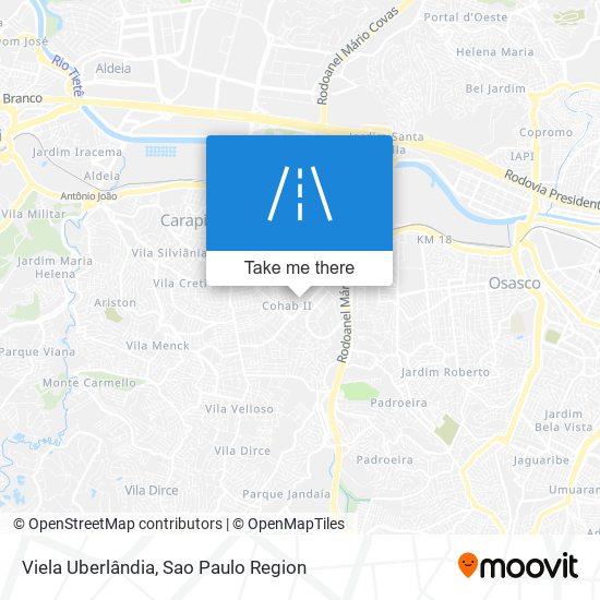 Mapa Viela Uberlândia