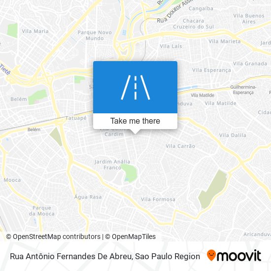 Rua Antônio Fernandes De Abreu map