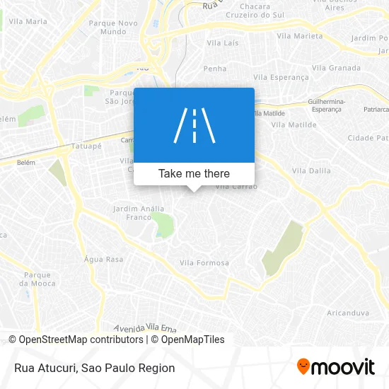 Rua Atucuri map