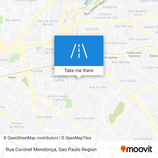 Rua Coronel Mendonça map