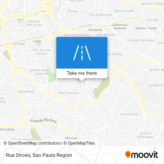 Rua Dirceu map