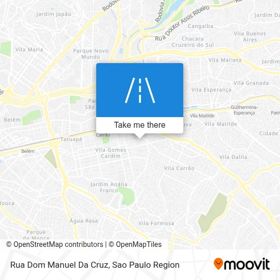 Rua Dom Manuel Da Cruz map