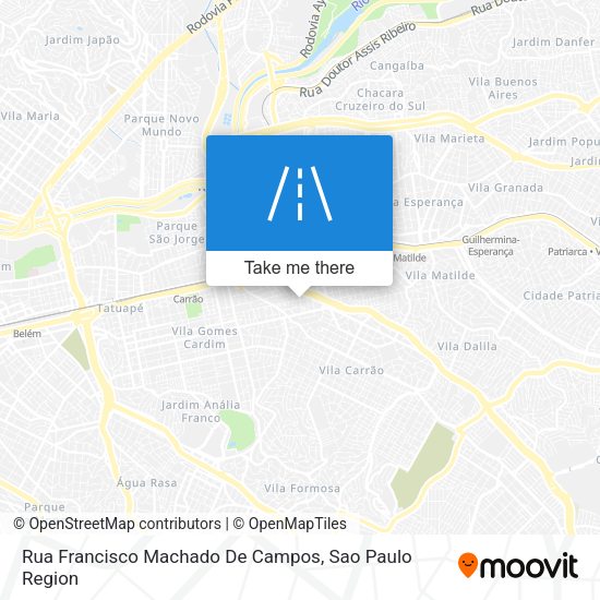 Rua Francisco Machado De Campos map