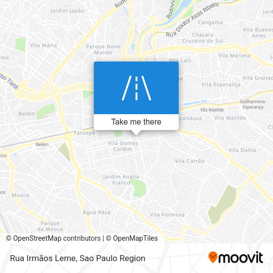 Rua Irmãos Leme map