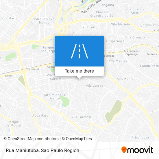 Rua Maniutuba map