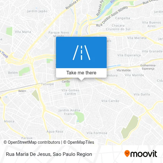 Rua Maria De Jesus map