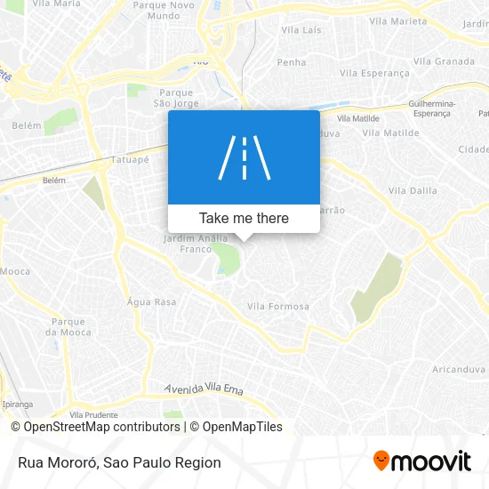 Rua Mororó map