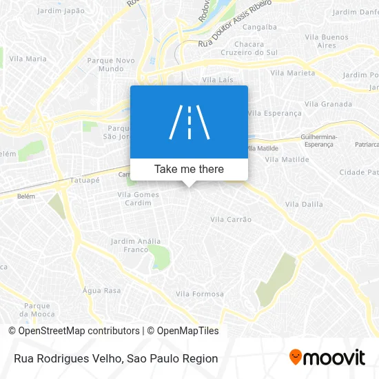 Rua Rodrigues Velho map