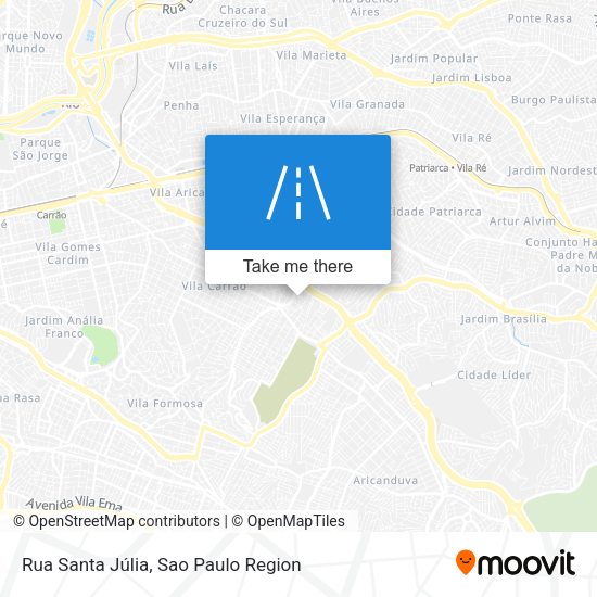Rua Santa Júlia map