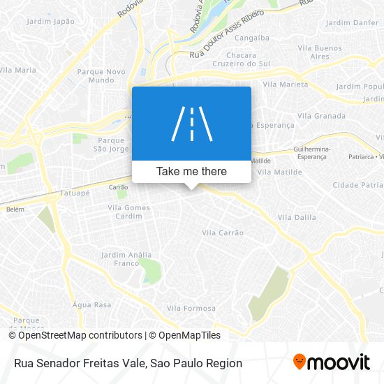 Rua Senador Freitas Vale map