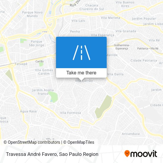 Travessa André Favero map