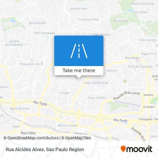 Rua Alcides Alves map