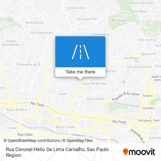 Rua Coronel Hélio De Lima Carvalho map