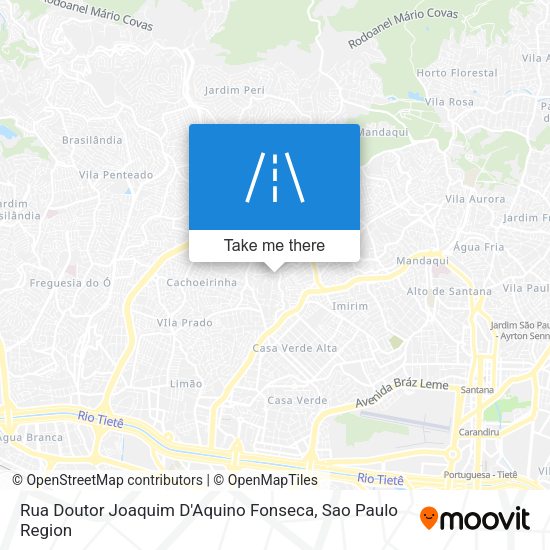 Rua Doutor Joaquim D'Aquino Fonseca map