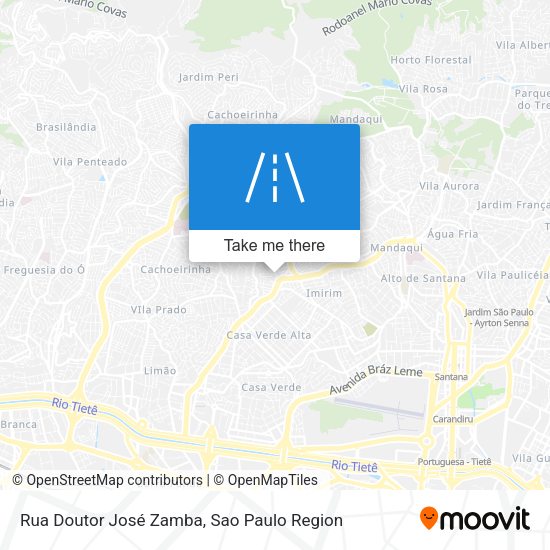 Rua Doutor José Zamba map