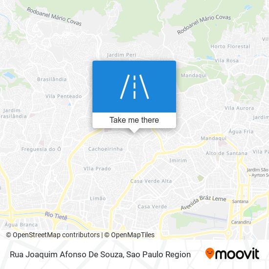 Mapa Rua Joaquim Afonso De Souza