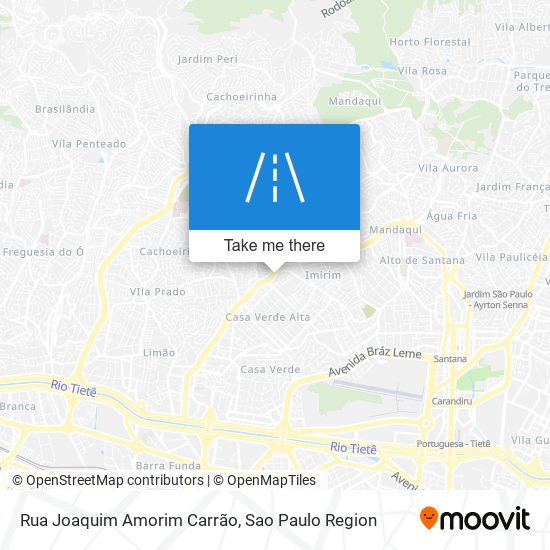 Rua Joaquim Amorim Carrão map