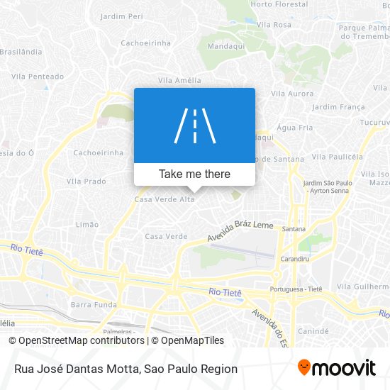 Rua José Dantas Motta map