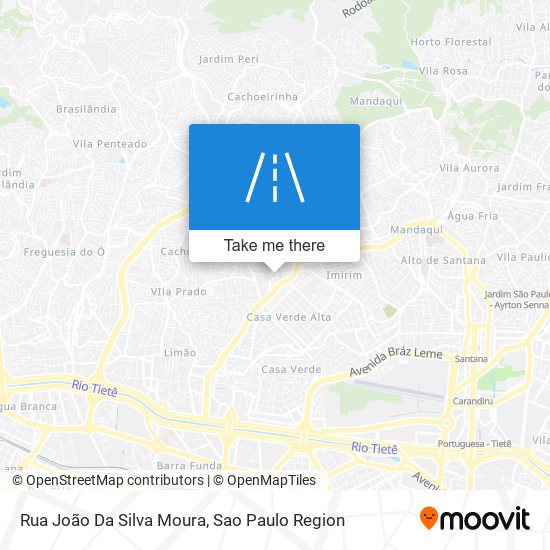 Mapa Rua João Da Silva Moura